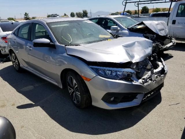 JHMFC1F7XJX028990 - 2018 HONDA CIVIC EXL 灰色 照片 1