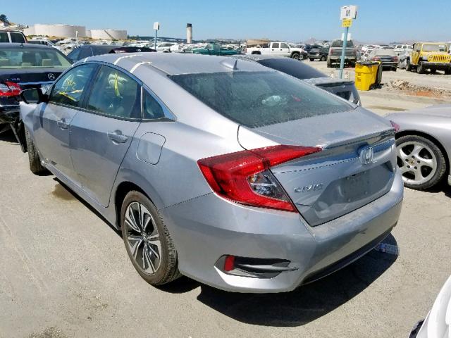 JHMFC1F7XJX028990 - 2018 HONDA CIVIC EXL 灰色 照片 3