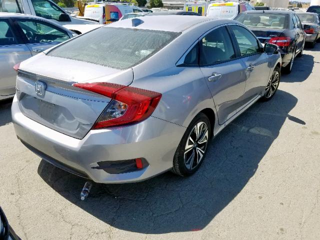 JHMFC1F7XJX028990 - 2018 HONDA CIVIC EXL 灰色 照片 4