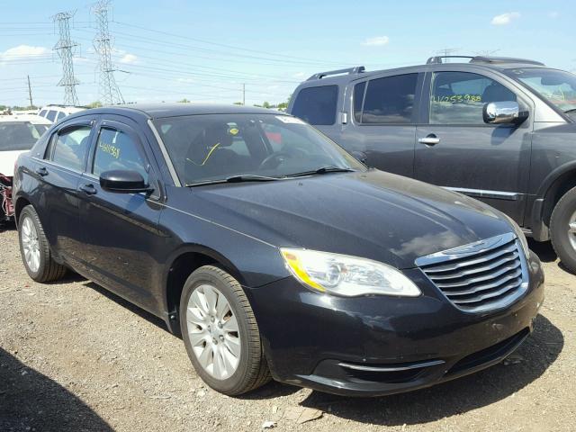 1C3BC4FB9BN522779 - 2011 CHRYSLER 200 LX BLACK photo 1