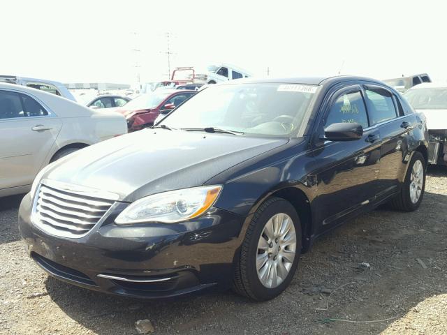 1C3BC4FB9BN522779 - 2011 CHRYSLER 200 LX BLACK photo 2