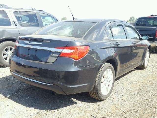 1C3BC4FB9BN522779 - 2011 CHRYSLER 200 LX BLACK photo 4