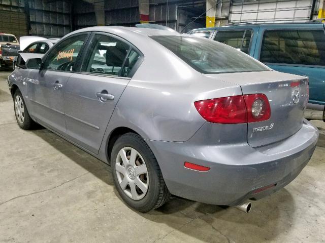 JM1BK12FX61442524 - 2006 MAZDA 3 I GRAY photo 3