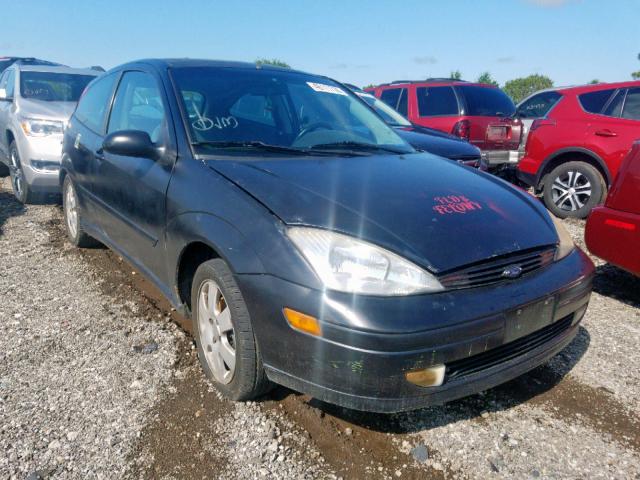 3FAFP3133YR250575 - 2000 FORD FOCUS ZX3 BLACK photo 1