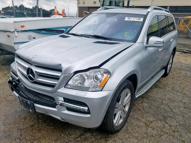 4JGBF7BE6CA773719 - 2012 MERCEDES-BENZ GL 450 4MA SILVER photo 2