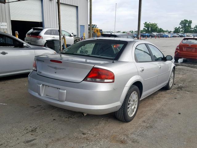 1C3EL46X35N622986 - 2005 CHRYSLER SEBRING SILVER photo 4