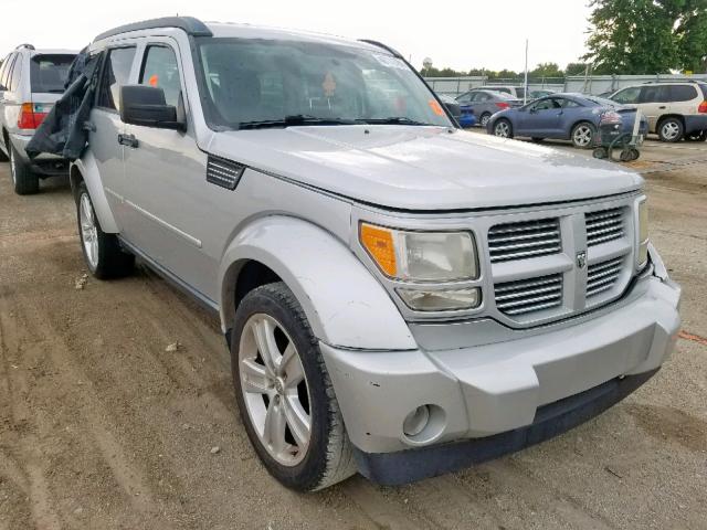 1D4PT4GX1BW589949 - 2011 DODGE NITRO HEAT SILVER photo 1