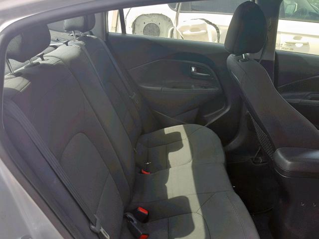 KNADN4A37D6097653 - 2013 KIA RIO EX SILVER photo 6