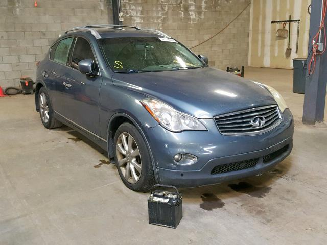 JNKAJ09F38M359287 - 2008 INFINITI EX35 BASE GRAY photo 1