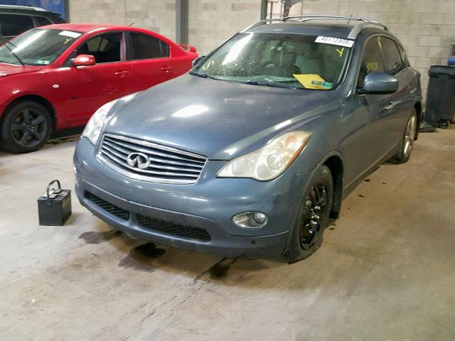 JNKAJ09F38M359287 - 2008 INFINITI EX35 BASE GRAY photo 2