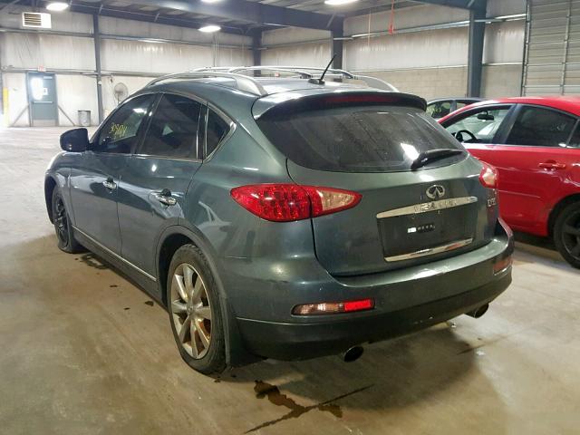 JNKAJ09F38M359287 - 2008 INFINITI EX35 BASE GRAY photo 3