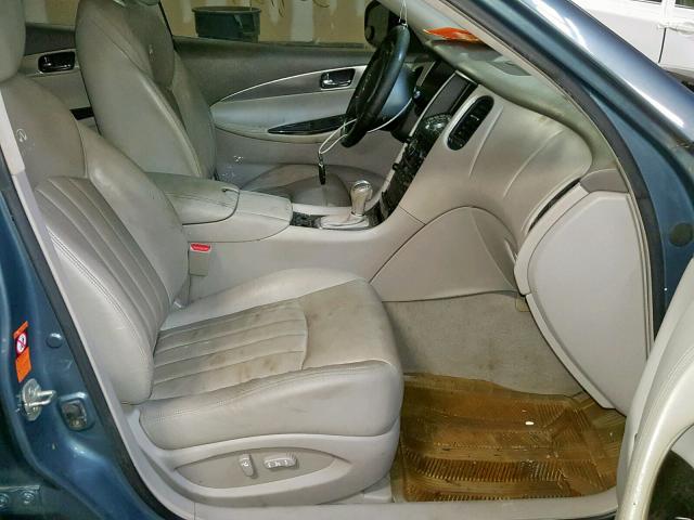 JNKAJ09F38M359287 - 2008 INFINITI EX35 BASE GRAY photo 5