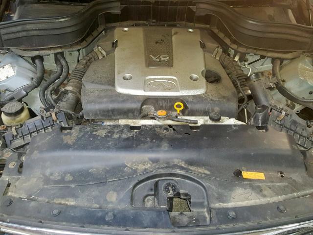 JNKAJ09F38M359287 - 2008 INFINITI EX35 BASE GRAY photo 7