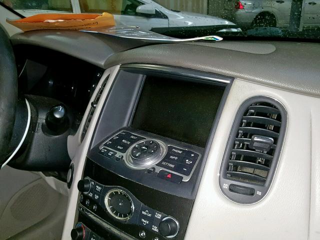 JNKAJ09F38M359287 - 2008 INFINITI EX35 BASE GRAY photo 9