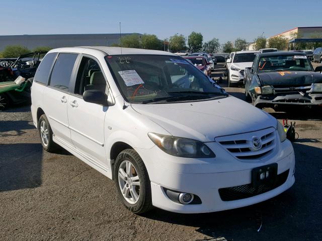 JM3LW28J240501232 - 2004 MAZDA MPV WAGON WHITE photo 1