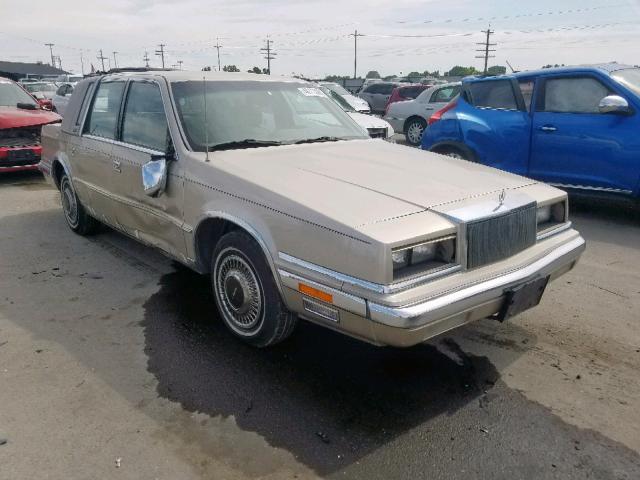 1C3XY66R6LD734613 - 1990 CHRYSLER NEW YORKER BEIGE photo 1