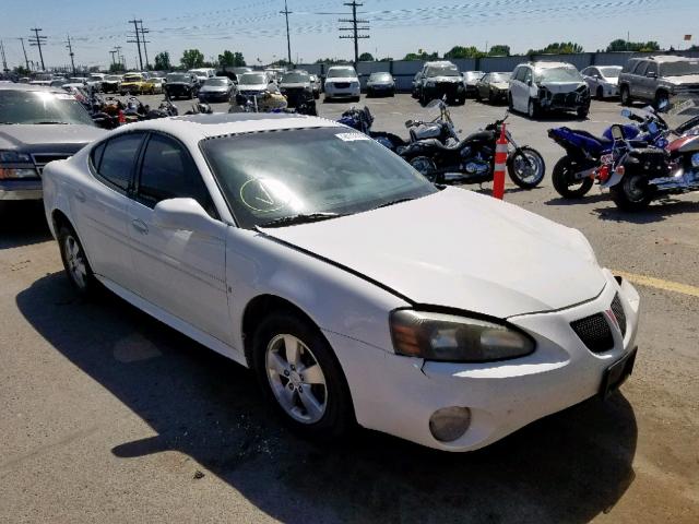 2G2WP582481190219 - 2008 PONTIAC GRAND PRIX WHITE photo 1