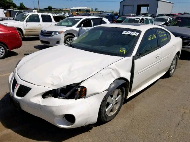 2G2WP582481190219 - 2008 PONTIAC GRAND PRIX WHITE photo 2