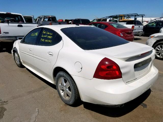 2G2WP582481190219 - 2008 PONTIAC GRAND PRIX WHITE photo 3