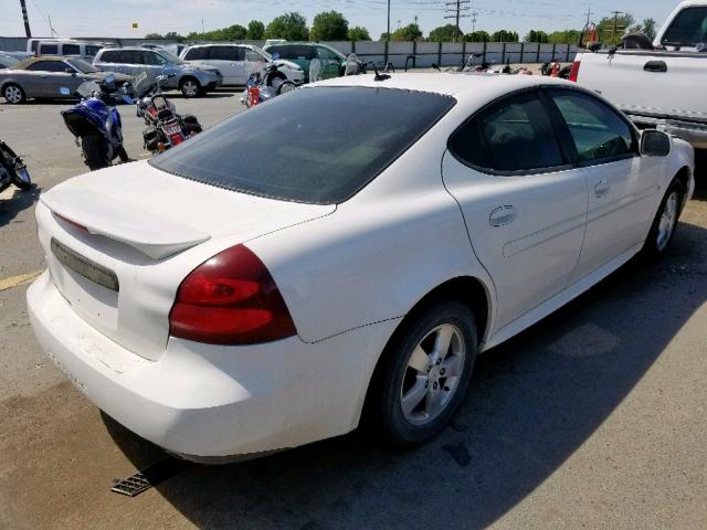 2G2WP582481190219 - 2008 PONTIAC GRAND PRIX WHITE photo 4