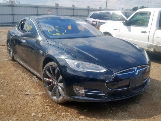 5YJSA1H22EFP62854 - 2014 TESLA MODEL S BLACK photo 1