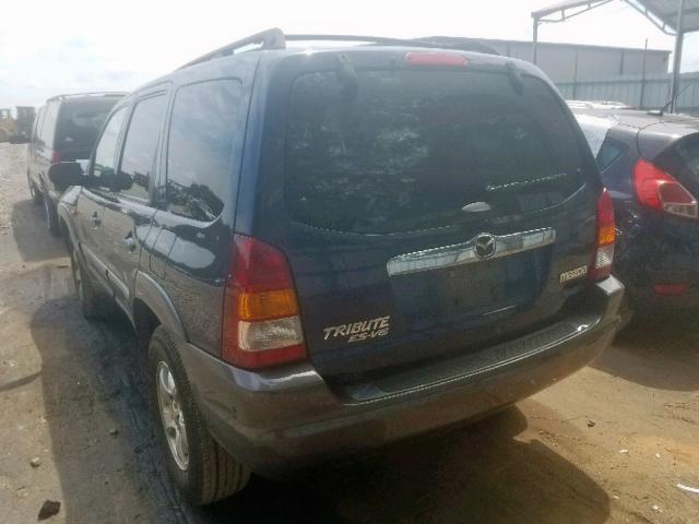 4F2CZ06103KM18960 - 2003 MAZDA TRIBUTE ES 蓝色 照片 3