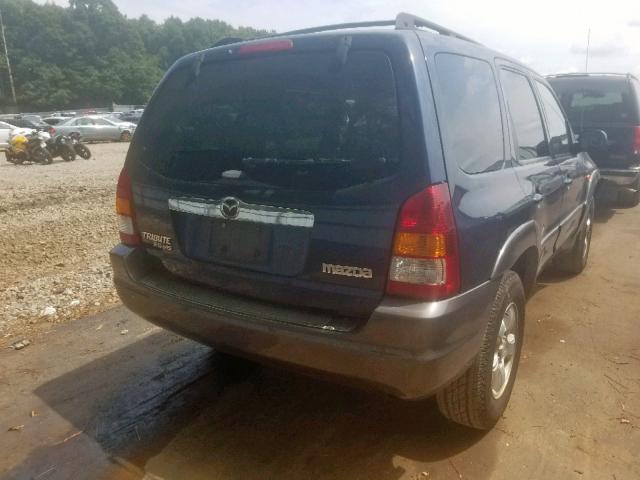 4F2CZ06103KM18960 - 2003 MAZDA TRIBUTE ES 蓝色 照片 4
