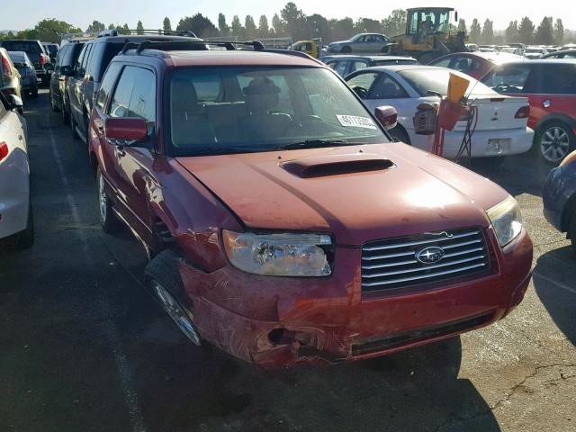 JF1SG69636H707625 - 2006 SUBARU FORESTER 2 RED photo 1