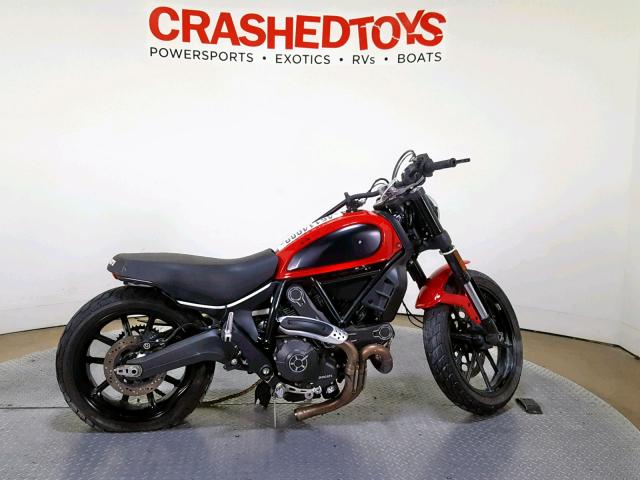 ML015ANM3HT011091 - 2017 DUCATI SCRAMBLER RED photo 1