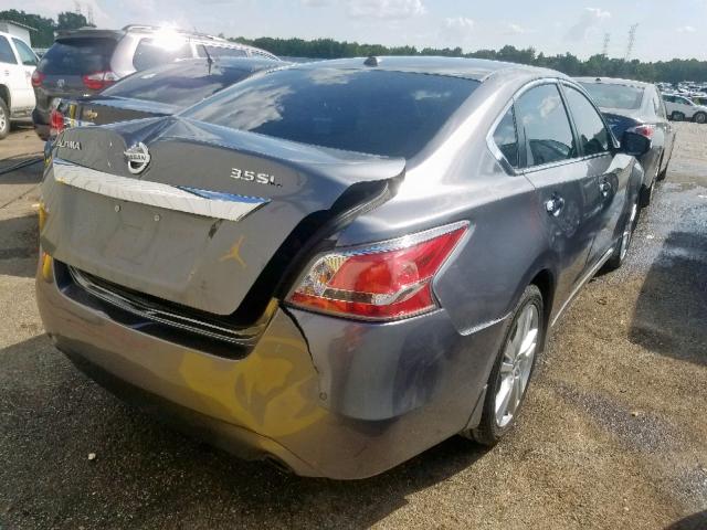 1N4BL3APXFC424232 - 2015 NISSAN ALTIMA 3.5 GRAY photo 4