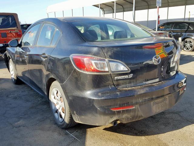 JM1BL1UGXC1526826 - 2012 MAZDA 3 I BLACK photo 3