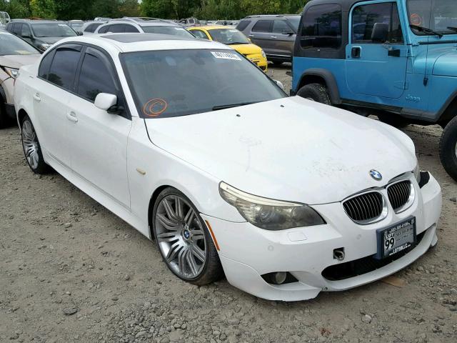 WBANW53518CT49197 - 2008 BMW 550 I WHITE photo 1