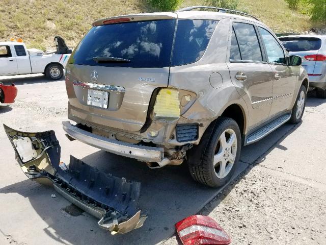 4JGBB86E38A425590 - 2008 MERCEDES-BENZ ML 350 GOLD photo 4