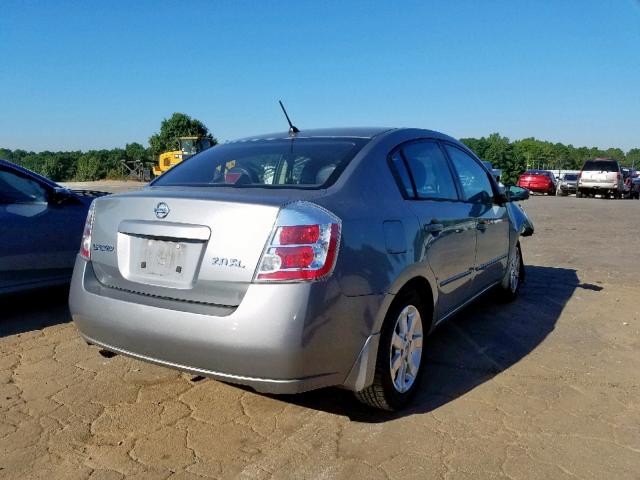 3N1AB61E17L661337 - 2007 NISSAN SENTRA 2.0 GRAY photo 4