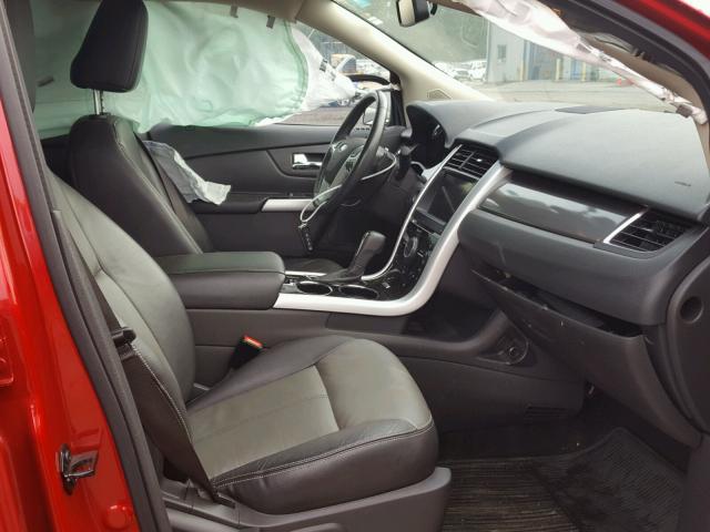 2FMDK4AK2BBB01668 - 2011 FORD EDGE SPORT RED photo 5