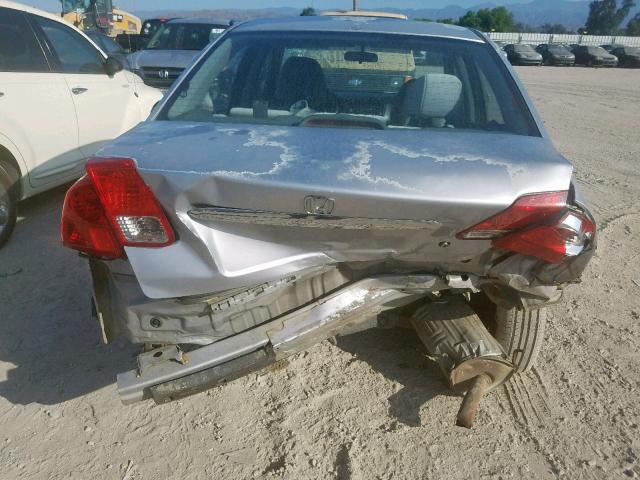 2HGES25753H560244 - 2003 HONDA CIVIC EX SILVER photo 9