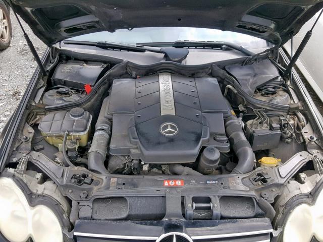 WDBTJ75J34F110871 - 2004 MERCEDES-BENZ CLK 500 BLACK photo 7