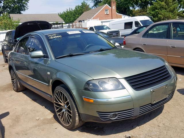 WVWPH63B03P274544 - 2003 VOLKSWAGEN PASSAT GLS GREEN photo 1