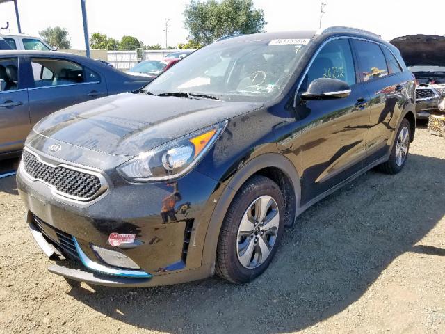 KNDCD3LD4J5187460 - 2018 KIA NIRO EX BLACK photo 2