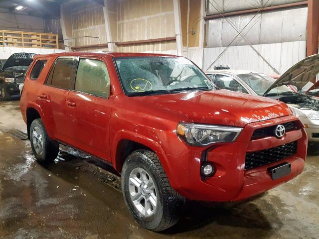 JTEBU5JR8G5352551 - 2016 TOYOTA 4RUNNER SR 红色 照片 1
