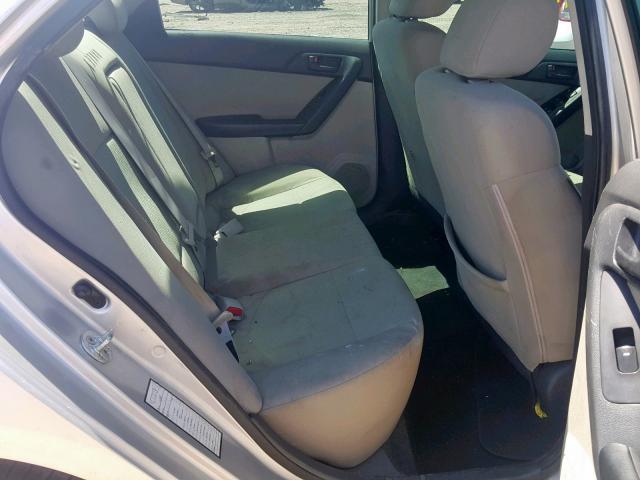 KNAFU4A29C5511457 - 2012 KIA FORTE EX SILVER photo 6