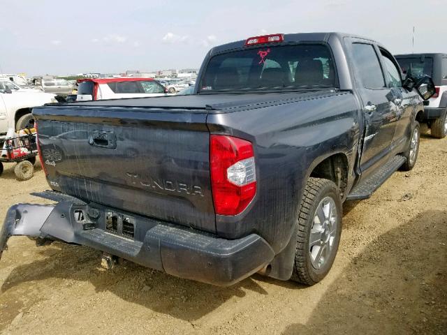 5TFAY5F18FX429994 - 2015 TOYOTA TUNDRA CRE GRAY photo 4