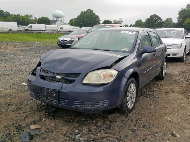 1G1AT58H397166156 - 2009 CHEVROLET COBALT LT CHARCOAL photo 2