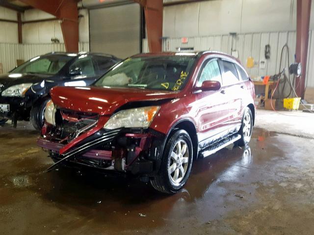 JHLRE38767C020678 - 2007 HONDA CR-V EXL RED photo 2