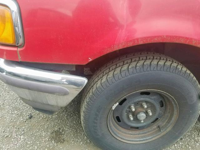 1FTCR10A6TPB40034 - 1996 FORD RANGER RED photo 9