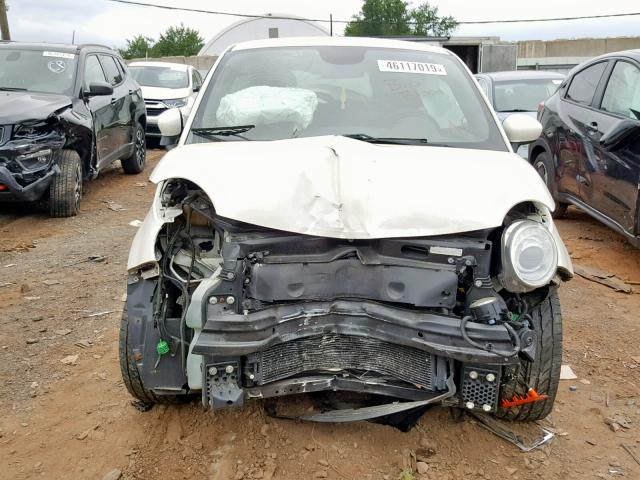 3C3CFFBR2DT745338 - 2013 FIAT 500 SPORT WHITE photo 9