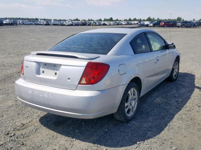 1G8AM12F94Z170742 - 2004 SATURN ION LEVEL SILVER photo 4