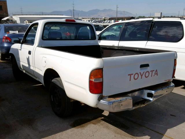 4TANL42N6VZ255702 - 1997 TOYOTA TACOMA WHITE photo 3