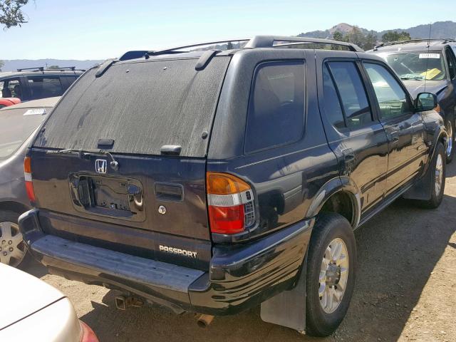 4S6CK58WX14407415 - 2001 HONDA PASSPORT E შავი ფოტო 4