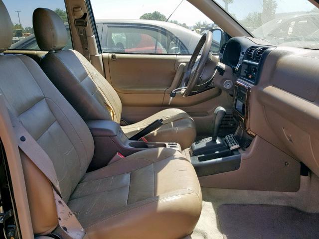 4S6CK58WX14407415 - 2001 HONDA PASSPORT E შავი ფოტო 5